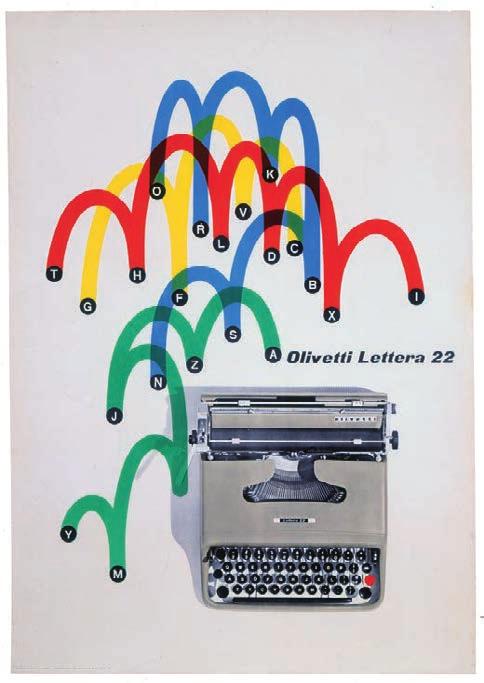 This complexity of form was well suited to Olivetti s publicity needs during the 1940s and 1950s, for the firm sought a high-technology image to promote advanced industrial design and engineering.