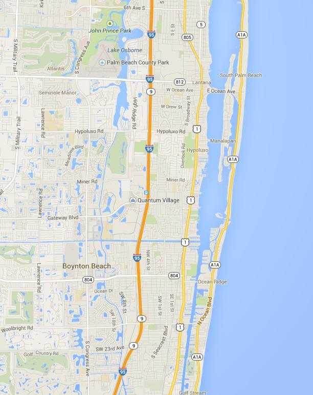 Map Locator Mizner West is located in Downtown Boca Raton. The city of Boca Raton, is in the West Palm Beach County Area.