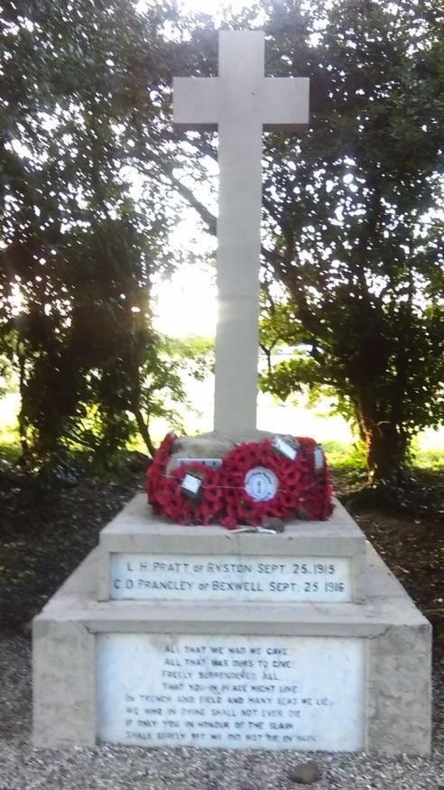 Memorial Cross Stone