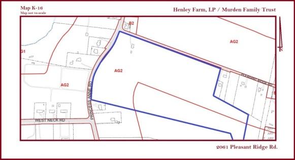 Case #2016-BZA-00016 Henley Farm, LP PREPARED BY: Karen Lasley DESCRIPTION: A variance to permit a building used for the sale of agricultural products to be 31 feet in height instead of 12 feet in