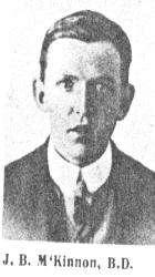 Surname McKinnon Serial G8 James Beaton, BD Hillock House, Kingennie Middlesex Regiment Second Lieutenant 7 June 1917