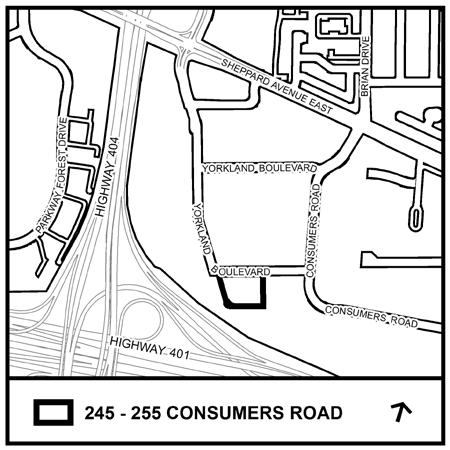 STAFF REPORT ACTION REQUIRED 243-255 Consumers Road Zoning By-law Amendment Application Preliminary Report Date: December 12, 2014 To: From: Wards: Reference Number: North York Community Council