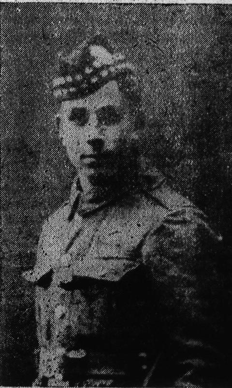 Thomson, Frederick Corporal Royal Scots, 13 th btn. 221716 d. 15.9.16 aged 20 Thiepval Memorial, France Enlisted 2.5.15 aged 19 giving his occupation as farm labourer. Promoted to Corporal on 29.6.16. One of seven brothers.