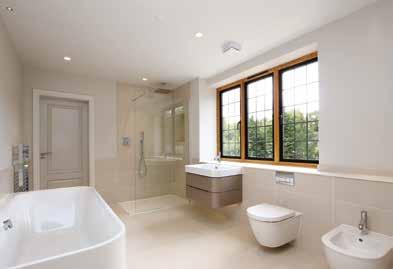 A fully fitted expansive dressing room lies adjacent to the luxurious en-suite bathroom that comprises a Victoria and Albert Pescadero freestanding bath together with twin wash hand basins, a walk-in