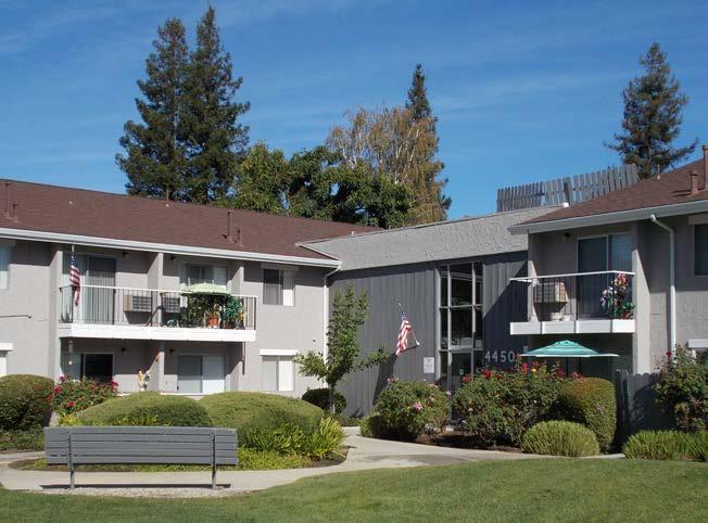 WELL-MAINTAINED SENIOR COMMUNITIES Developed in 1978 and 1977, respectively, both Clayton Villa and Sutter Village offer superbly maintained affordable housing for residents aged 62 and older.