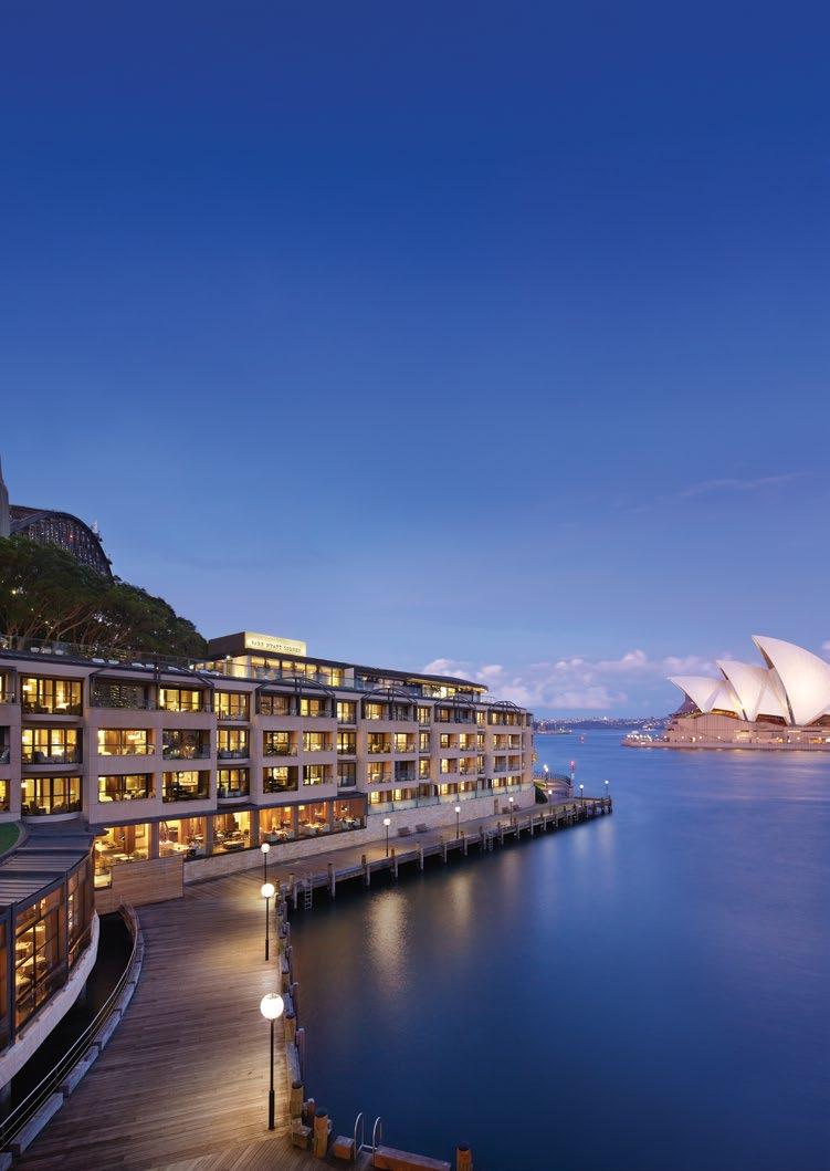 The coveted location between the iconic Sydney Opera House and Harbour