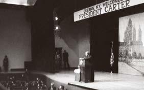43: First Lady Eleanor Roosevelt appears on campus at the first Spring Victory Lecture.