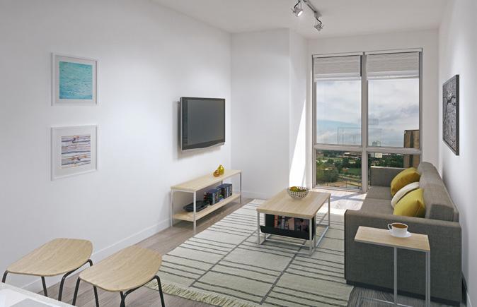 LOW-RISE INTERIORS APARTMENTS Studio, 1, 2, 3 and 4 Bedroom Apartments Washer and Dryer in All Units Furnishings Available in 3 and 4 Bedroom Apartments Townhouse and