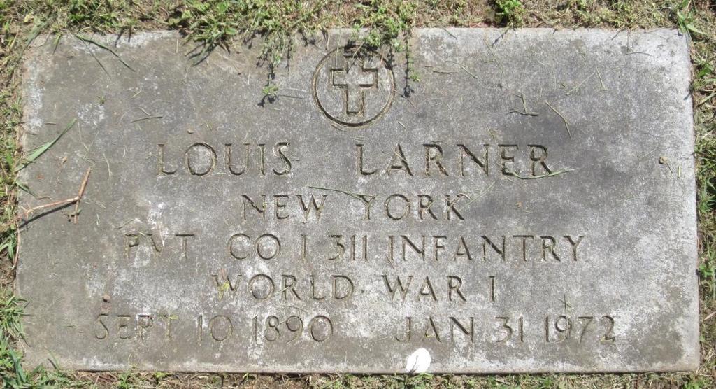 Larner, Louis Sand Hill Cemetery Town of Seneca References Western New York Deaths. Louis Larner. Rochester Democrat & Chronicle. Feb. 2, 1972. p. 50 (A10).