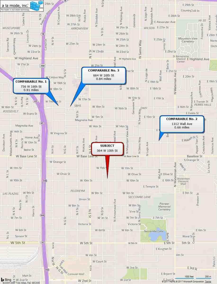 Location Map Borrower Property Address City San Bernardino County SAN BERNARDINO State CA
