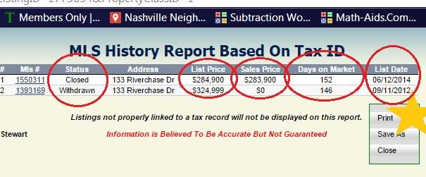 4. Click the Tax ID History along the top of the page to see if it's ever been listed and then