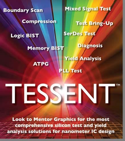 Summary Mentor is investing to meet the new challenges of silicon testing Tessent provides the industry s most advanced and