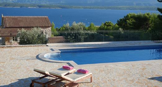 location Villa Angelina is situated above the famous Zlatni Rat beach on the island of Brac, Croatia.