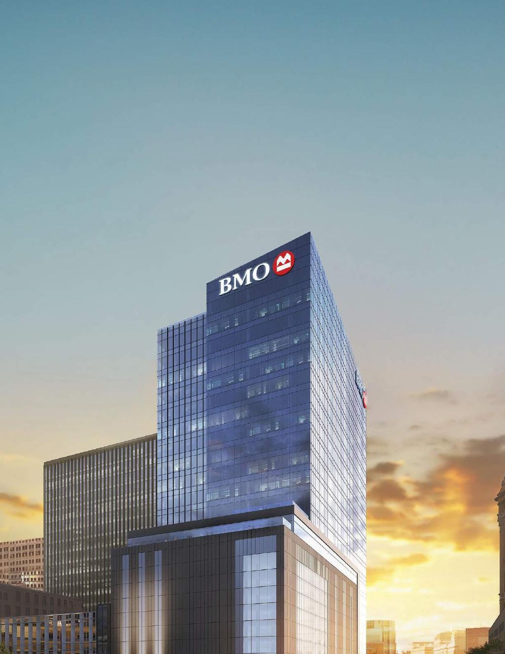 A STEP INTO THE FUTURE BMO Tower, the newest addition to the Milwaukee skyline, has been meticulously designed to deliver the next generation of