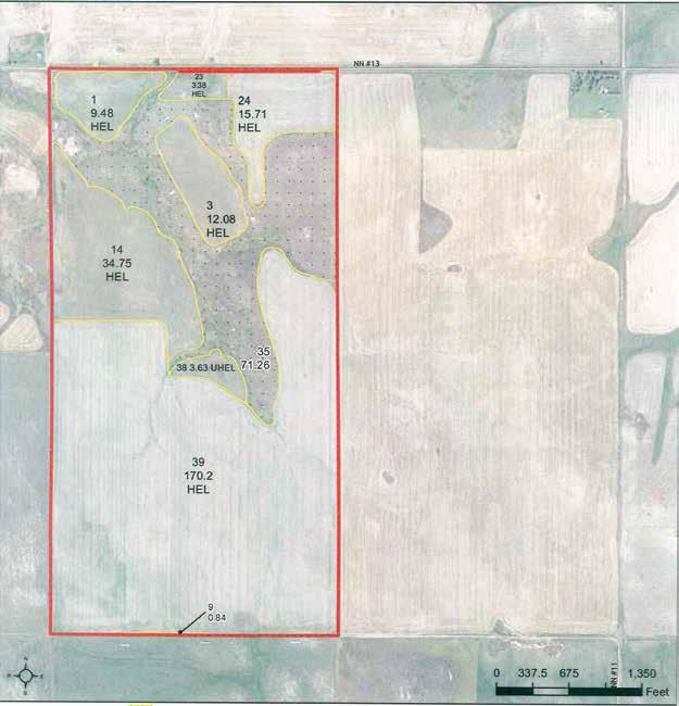 Parcel Three Acres: 320 +/- Legal: W½ 24-11-60 FSA Cropland Acres: 248.47+/- Taxes (2017): $432.00(Estimated) This is an excellent half section of good cropland, hay land, and hunting land.