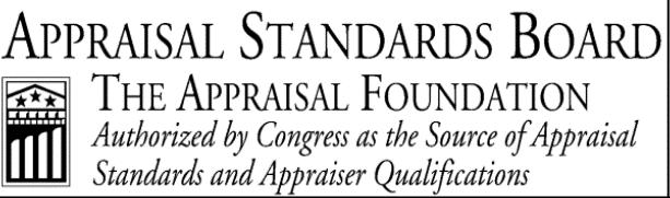 USPAP Q&A Vol. 10, No. 6; June 2008 The ASB has been engaged in a series of communications with appraisers who perform work under the Uniform Act.