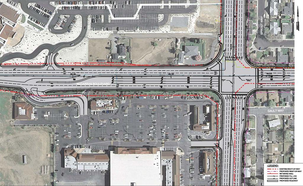 INTERSECTION EXPANSION (NOW COMPLETE!) The Pyramid/McCarran Intersection Improvement Project will reduce traffic congestion at this busy intersection.