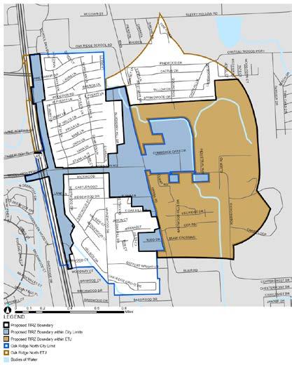 1.3 Responding to the Challenge The City is requesting that the County participate in a Tax Increment Reinvestment Zone ( TIRZ or Zone ) to be created over certain commercial areas within the City