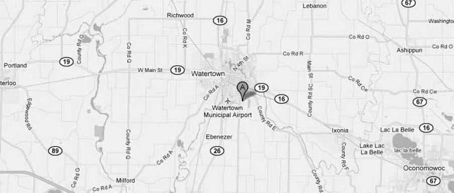 TRANSPORTATION Watertown is at the crossroad of an excellent highway transportation system. The property provides convenient access to a variety of highways and interstates flowing in all directions.