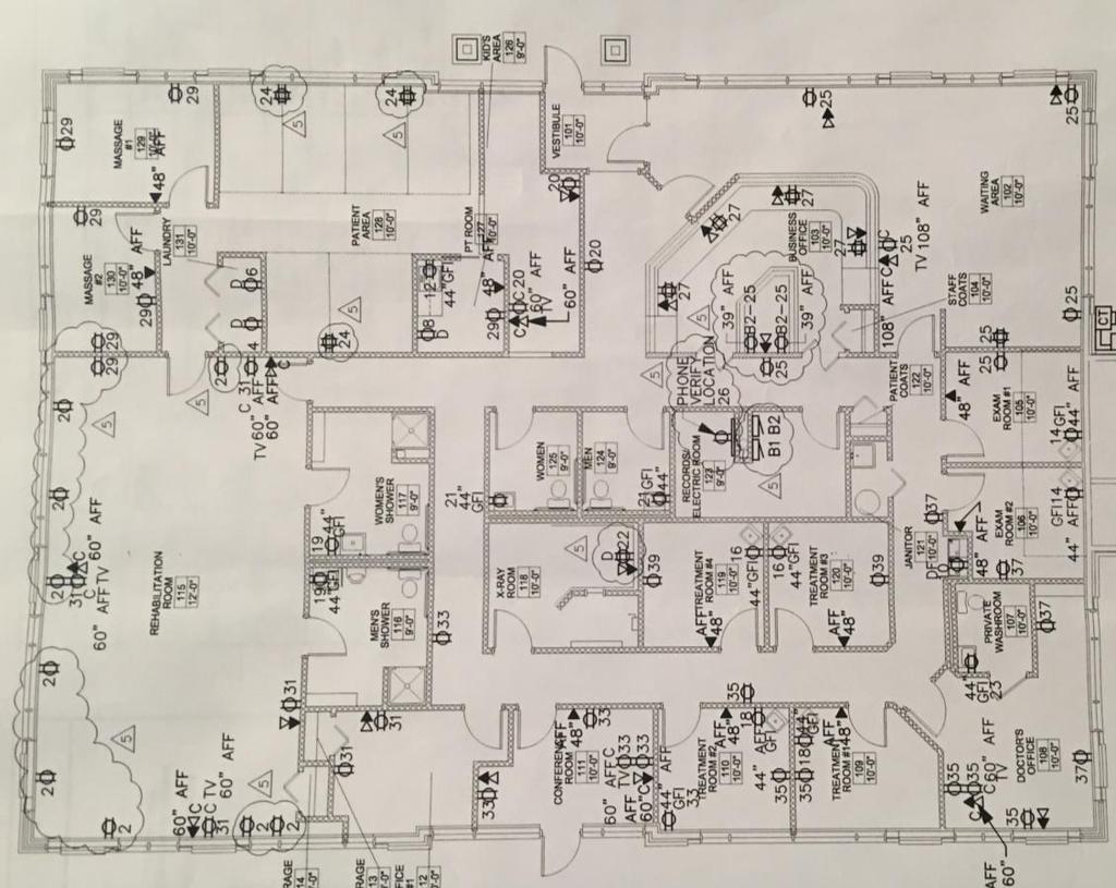Space Plan Street View Total Square Footage: 5,200 square feet Six treatment rooms equipped with plumbing X-Ray room with lead walls Large waiting room Large rehabilitation room Consultation rooms
