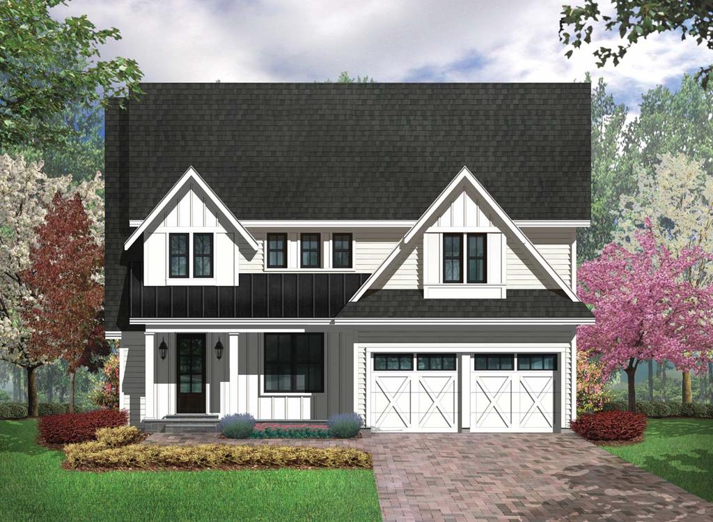 Dover II design#4380 elevations and features Shown with (custom) elevation A The Dover II is our newest modern farmhouse design that mixes functionality and drama: Inspired by the Dover, the Dover II