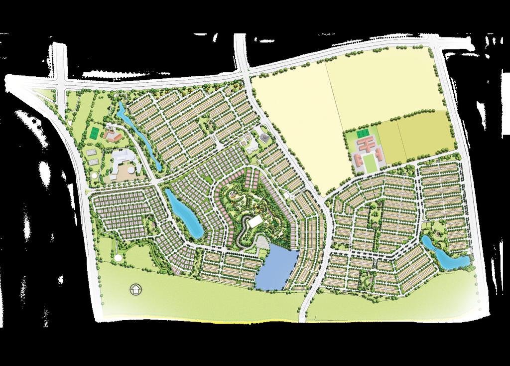 Proposed Road Reserve SITE PLAN Proposed Road Reserve Low Cost Apartment 2-Storey Terrace Homes Hospital 2-Storey Semi-Detached Homes Bungalows School Hill Park Condos Green Areas Institute Perdana