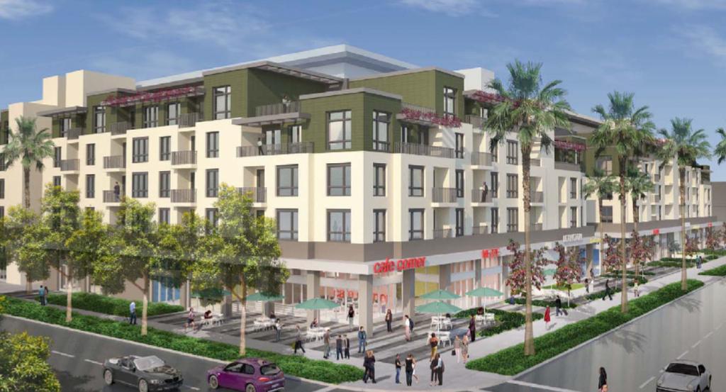 375 multifamily units plus 370,000 square feet of retail and restaurant space.