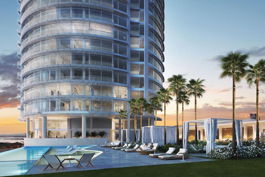 AN EXTRAORDINARY LIFESTYLE Each building at Gateway Towers offers over 35,000 square feet of interior and exterior amenities designed by Richard Meier & Partners to deliver an exceptional lifestyle