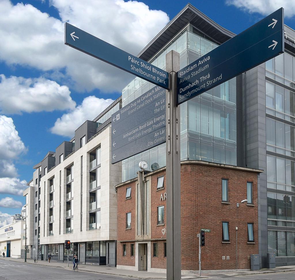 OVERVIEW The property offers 53 high quality apartments located within walking distance of some of Dublin s most iconic city centre landmarks, including Grand Canal Square, Bord Gáis Energy Theatre,