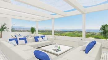 new development of apartments, penthouses and townhouses, located on a hill of Finca Cortesin