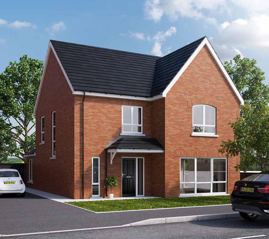The Blake 1617 sq ft approx Sunroom Dining / Kitchen Utility St Clks Hall Lounge GROUND FLOOR WC Bath The Blake - Nos 3, 4, 5, 6, 7, 9, 10, 12, 14, 113a & 113b Bedroom 4 Bedroom 2 GROUND FLOOR