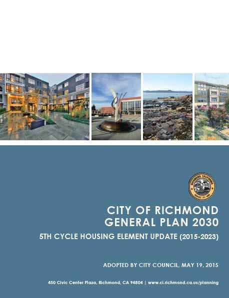 Richmond Housing Element Programs H-1.2.3: Residential Site inventory H-1.2.4: Residential Sites Marketing H-1.3.1: Inclusionary Housing Ordinance H-1.3.2: Inclusionary Housing Ordinance Study H-1.