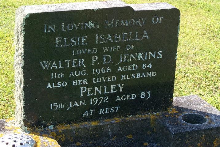 Walter Penley Drake Jenkins (1888-1972) and Elsie Isabella Seed