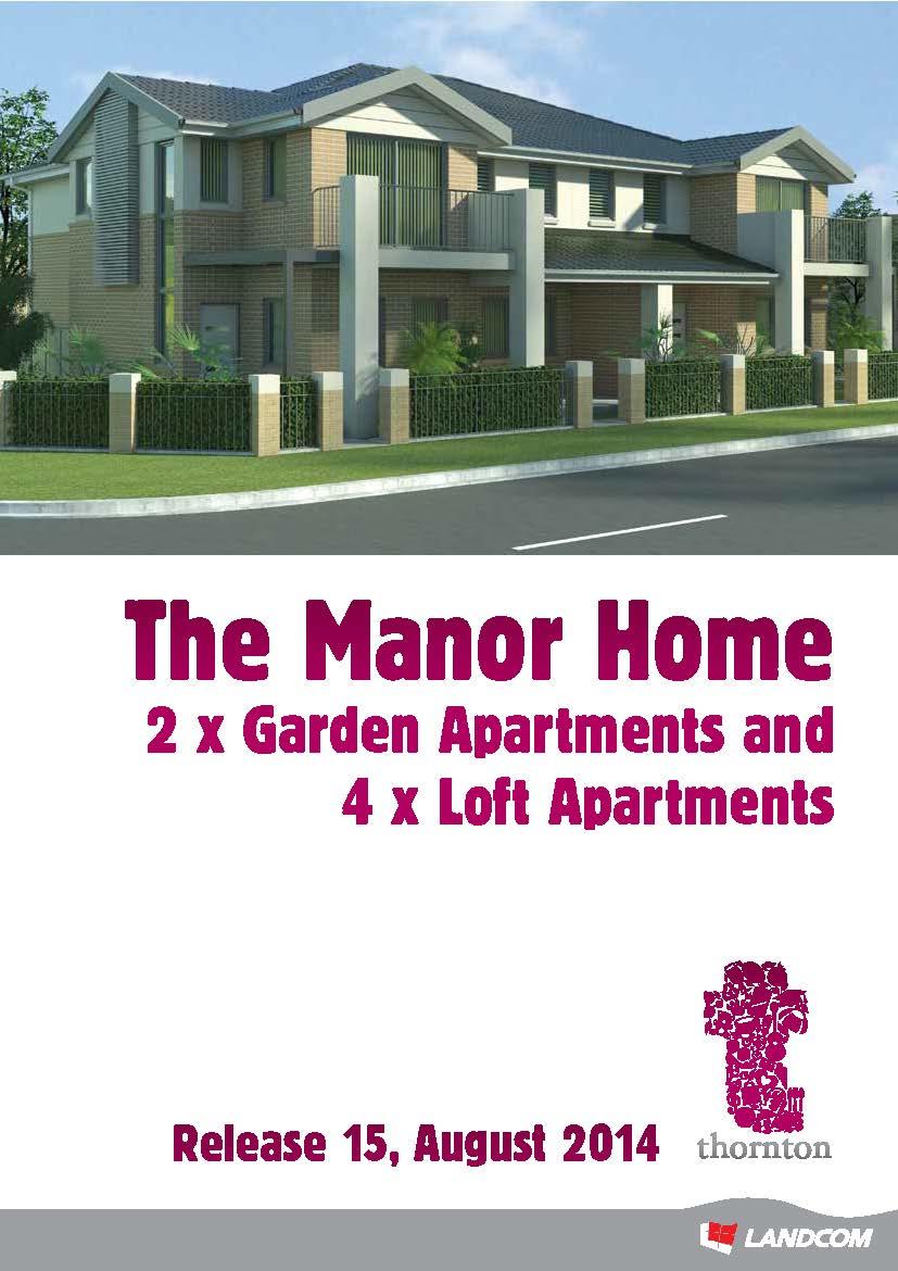 A single building that contains 3-4 dwellings (manor homes) provides for smaller households and can provide accessible, ground level living.