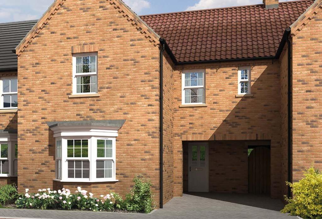 The Dalton A three or four bedroomed family home with parking space.