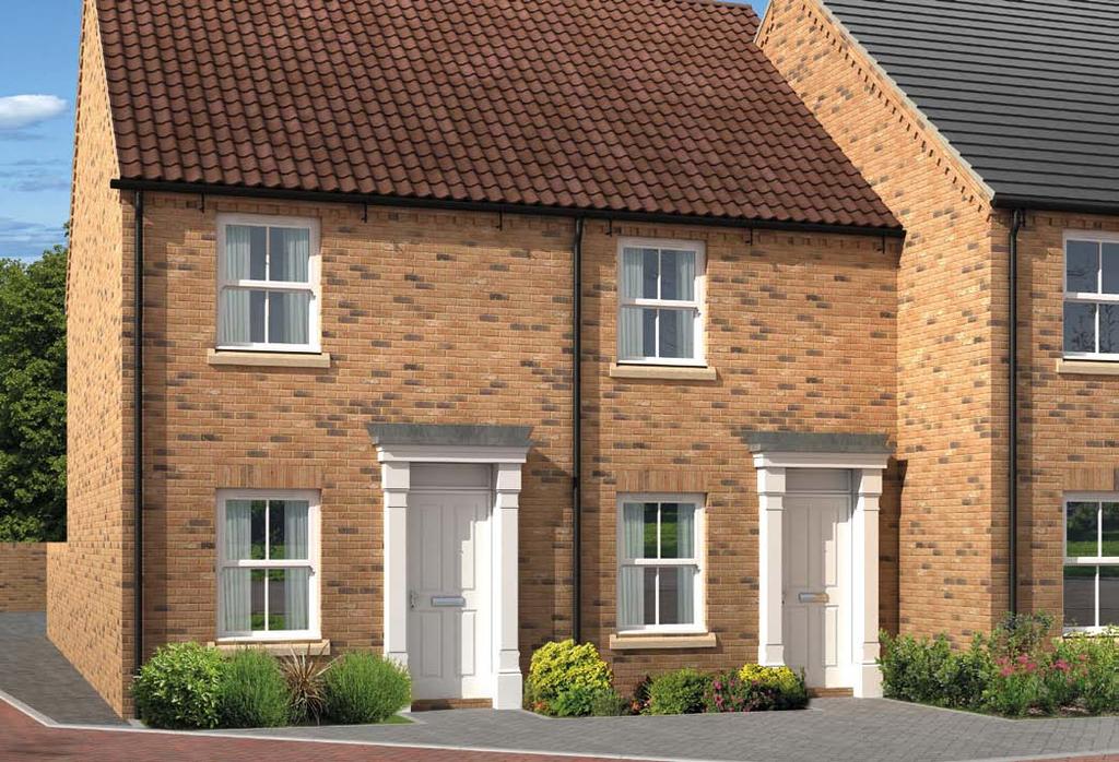 The Bempton A three bedroomed townhouse with parking space.