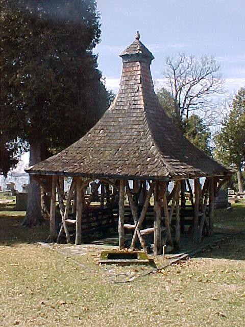 This structure can be found in a Victorian-era garden cemetery, which opened in 1871.