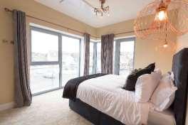 Bedroom Two Luxuriously fitted double bedroom with high end deep pile carpet, excellent light from the