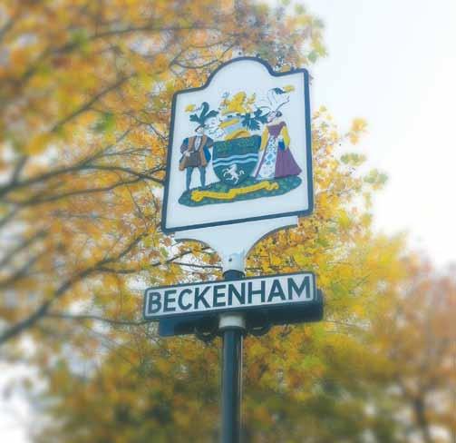 33 Beckenham - DLR - Docklands M25 36 TRAVEL Beckenham Spa 5 6 Beckenham Recreation