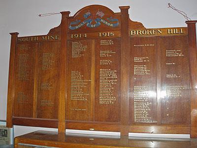 W. J. Thomas is remembered on the South Mine Broken Hill Roll of Honour which is located at Sulphide Street Station Railway &