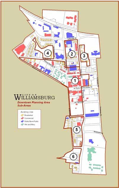 Future Land Use Recommendations for Commercial and Mixed Use Sub-Areas 1. Merchants Square and College Commercial Areas.