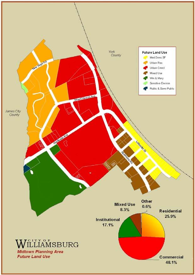 Map 10-13 2012 Williamsburg Comprehensive Plan Chapter 10