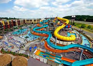 It is home to the largest outdoor water park in the U.S. - Noah s Ark Water Park Resort, Wilderness Territory, and America s largest theme park resort - Hotel Rome at Mt. Olympus Water & Theme Park.