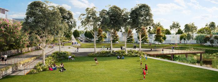 Breathing new life into the Burwood community A collaboration of expertise unveils a proposed concept plan representing Australand s exciting vision to rehabilitate and regenerate the former Burwood