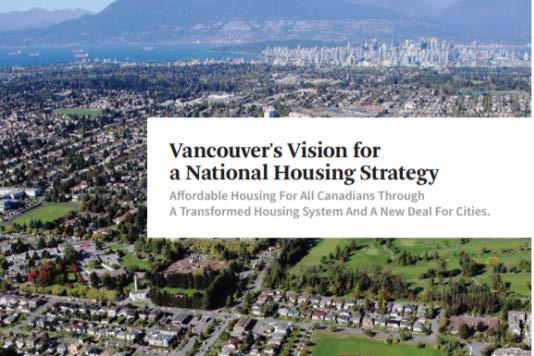 Alignment with New Senior Government Commitments New National Housing Strategy includes