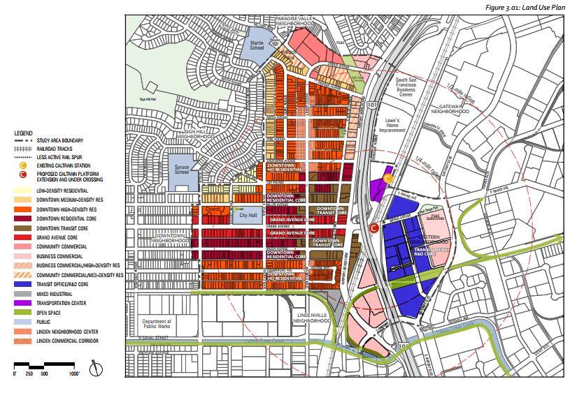 Background SSF Downtown Station Area Specific PlanAdopted in 2015 Focus on developing higher-density residential
