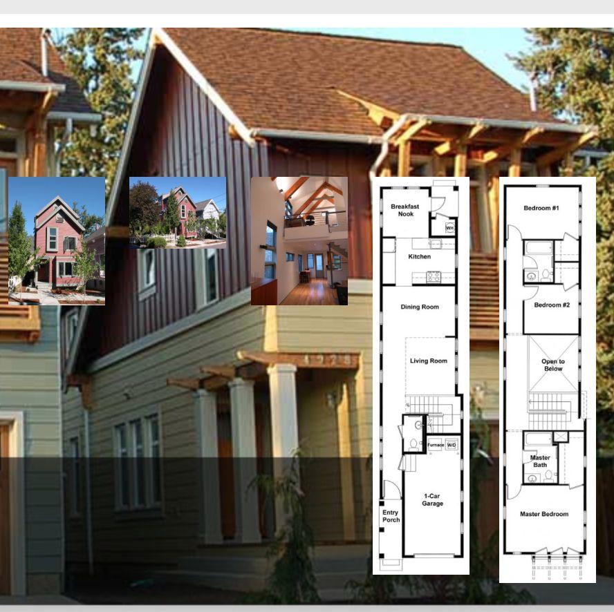 Case Studies- Portland Living Smart Home Program SFR infill development on 25 ft 