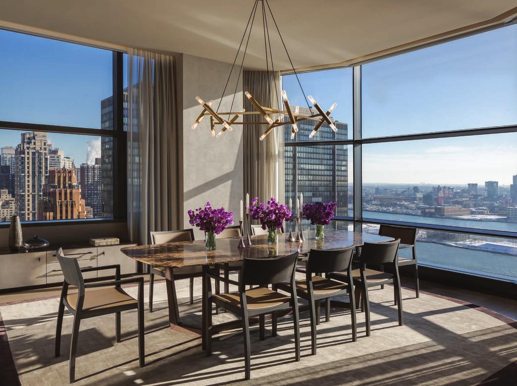 THE VIEWS Space, light and views are the true luxuries of life in New York always sought-after, yet rarely realized.