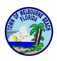 TOWN OF MELBOURNE BEACH 2016 DEVELOPMENT APPLICATION I. SUBMITTAL REQUIREMENTS: 1. Fees per current schedule. 2. Deed to property. 3. Pre-Application meeting is mandatory.