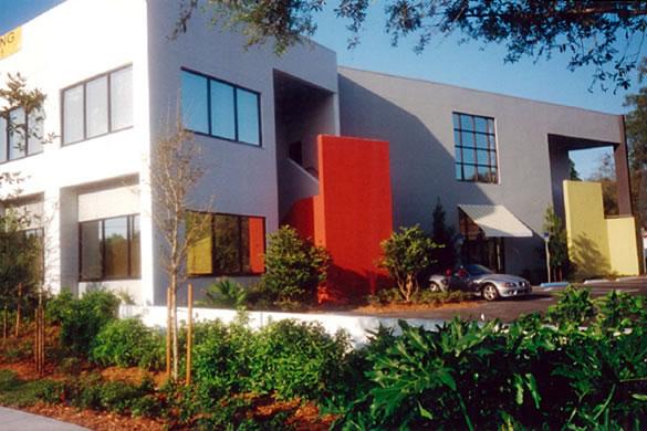 OFFICE Development Design Build PARK PLACE PROFESSIONAL BUILDING Maitland, Florida Entering Winter Park from North Park Avenue, this stunning contemporary office structure was designed and
